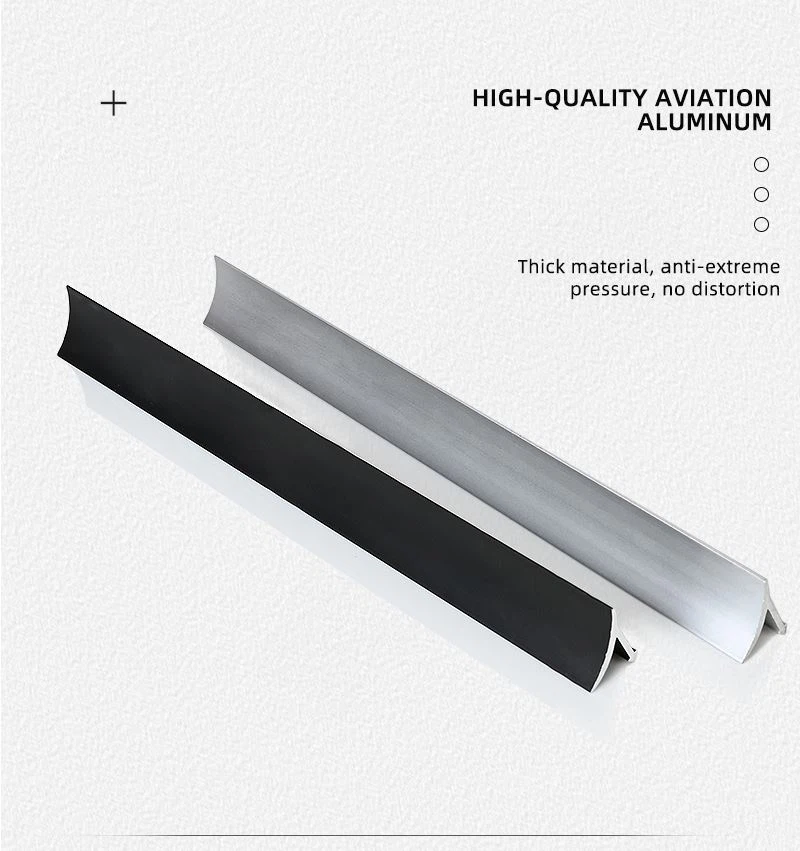 4. aluminium skirting tile trim