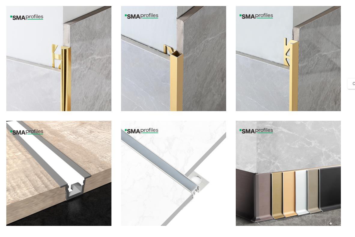 aluminium tile edge trim